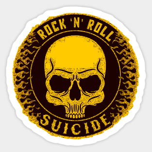 Rock And Roll Suicide (Colour) Sticker